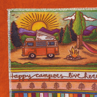 Happy Campers Live Here - Juego de toallas de cocina