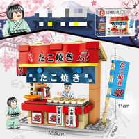 Japanese City View Building Blocks Sets
