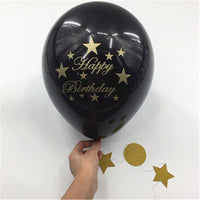Ballon lettre joyeux anniversaire ballon en latex
