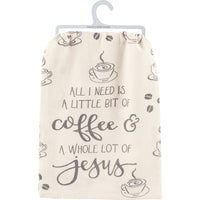 Coffee & Jesus - Kitchen Towel
