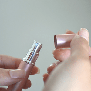 Botella de spray de perfume de aluminio