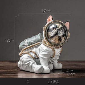 Figura Decorativa Perro Aeroespacial