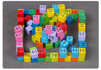 Tabla de multiplicar con bloques
