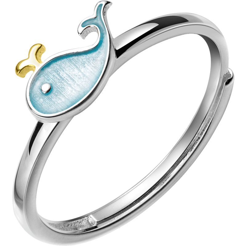 Little whale ring