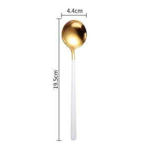 Stainless Steel Gold Spoons