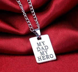 My Dad My Hero Necklace