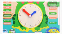 Aide pédagogique sur le calendrier et l’horloge
