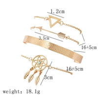 Boho-Style Dreamcatcher Stacking Bracelets
