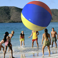 Ballon de football ou de plage gonflable surdimensionné
