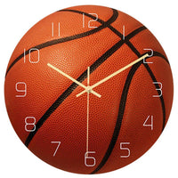 Sports Ball Silent Movement Wall Clocks
