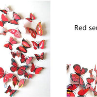 Vinilo decorativo mariposa estéreo simulación