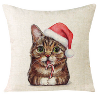 Animal series cat cute dog cotton sofa cushion pillow pillow bed car office pillow Christmas