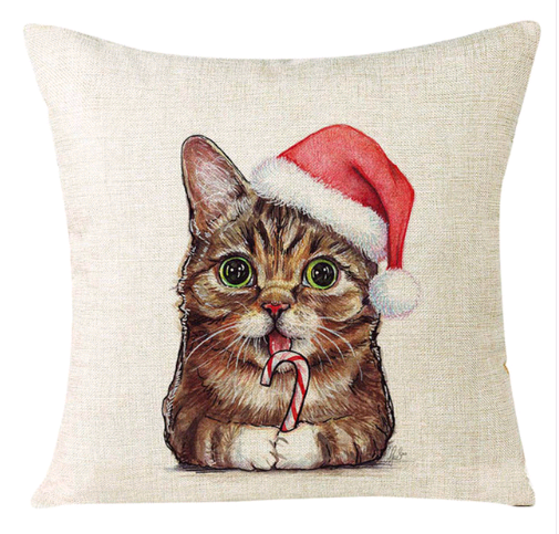 Animal series cat cute dog cotton sofa cushion pillow pillow bed car office pillow Christmas