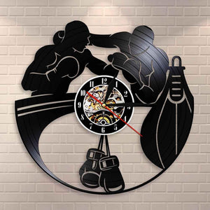 Horloge murale gants de boxe