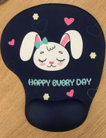 Cute Mouse Pads w/ Wrist Support
