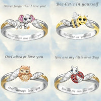 Animal owl Elephant Animal ring
