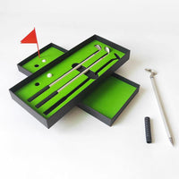 Metal Golf Club Ballpoint Pens Gift Box Set