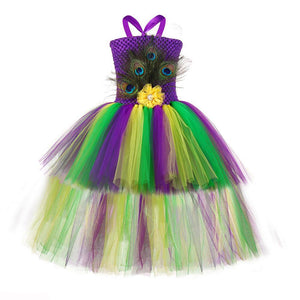 Mardi Gras Peacock Dresses