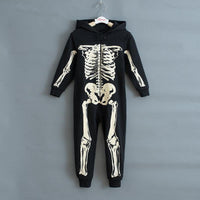 Skeleton Hooded Jumpsuit (Child)