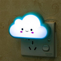 Cloud Face Plug-in Nightlight
