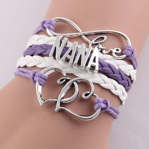 Bracelet superposé Infinity Love Nana