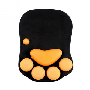 Cat Paw Shaped Mouse Pad w/ Wrist Support