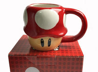 Taza de setas de cerámica de Super Mario
