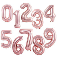 Large Foil Number Balloons