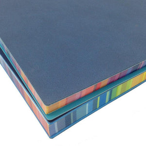 Cuaderno lateral arcoíris de colores