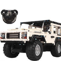 Conjunto de vehículo todoterreno con Control remoto, bloque de construcción de águila doble, Land Rover Guard C51004