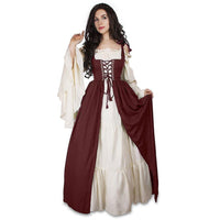 Vestido de disfraz de época medieval renacentista (adulto)
