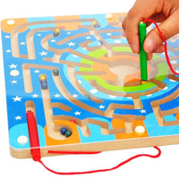 Labyrinth Wooden Magnetic Maze
