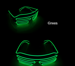 Gafas LED intermitentes con luz
