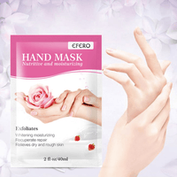 Mascarilla de manos hidratante de rosas
