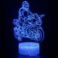 Lumières LED 3D pour moto