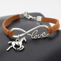 Infinity Love Horses Bracelet