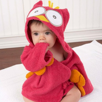 Cartoon Animal Hooded Bathrobes (Baby/Toddler)