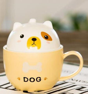 Cute Animal Mug & Lid