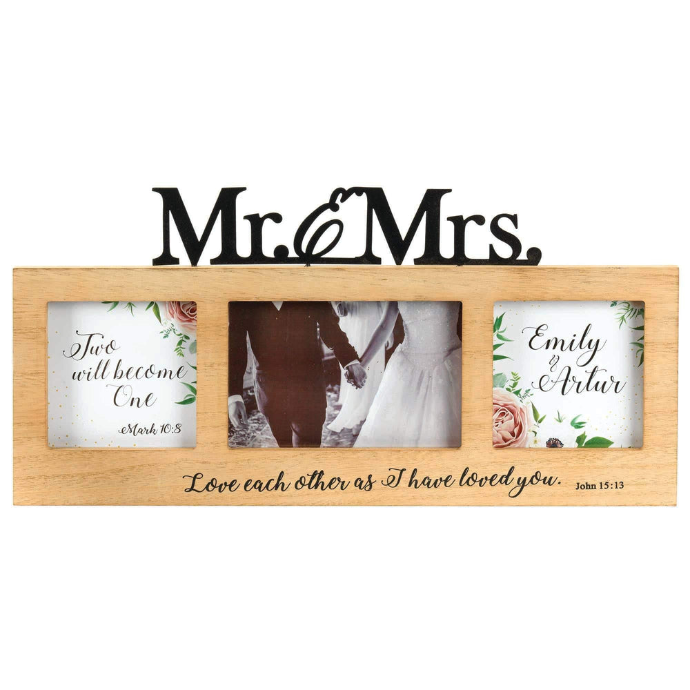 Mr & Mrs Wall Photo Frame