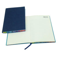 Cuaderno lateral arcoíris de colores
