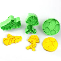 Soccer Player Cookie Cutters (3 pcs)