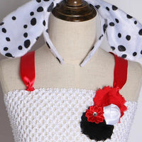 Dalmation Tutu Dress & Headband Costume (Toddler/Child)