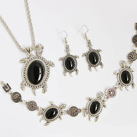Turtle Necklace/Bracelet/Earrings Jewelry Set