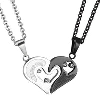 Couple's Heart Necklaces