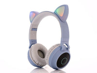 Auriculares Bluetooth con oreja de gato
