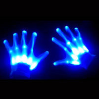 Guantes de mano de esqueleto iluminados
