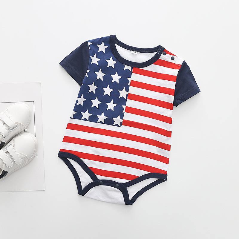 Mameluco estampado bandera americana (bebé)