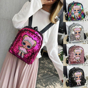 Sequin LOL Doll Backpacks