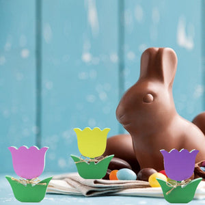 Hello Spring Tulip Bunny Shelf Sitters