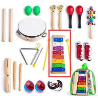 Conjunto de instrumentos musicales para educación infantil